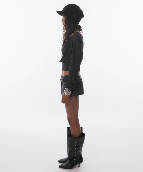 BLONDEY(ブロンディ)の「RIVET LONG BOOTS(ブーツ・レディース・ブラック・SMALL/MEDIUM/LARGE)」の19枚目の写真