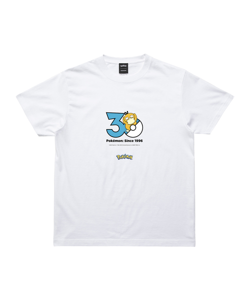 ZOZOSPOT(ゾゾスポット)の「Pokemon 30th Anniversary 1025 T-shirt 「コダック」(Tシャツ/カットソー・レディース・ホワイト・100cm/110cm/120cm/130cm/140cm/150cm/SMALL/MEDIUM/LARGE/X-LARGE/XX-LARGE/XXX-LARGE/160cm)」の1枚目の写真