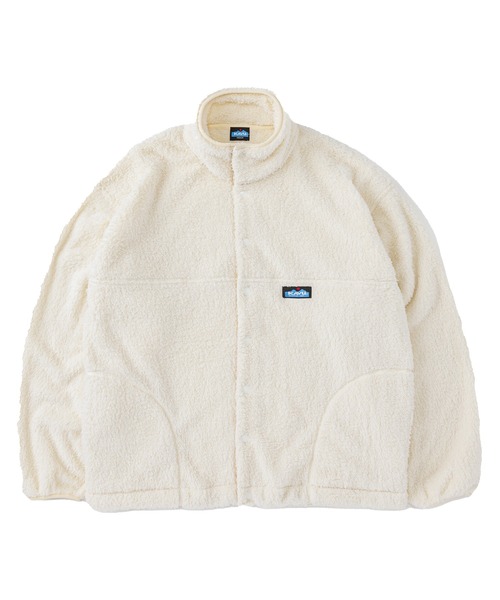 KAVU(カブー)の「KAVU/カブー Shaggy SC Jacket/シャギースタンドカラージャケット(ブルゾン・メンズ・ナチュラル/オリーブ/ブラック/ネイビー・MEDIUM/LARGE/SMALL)」の2枚目の写真