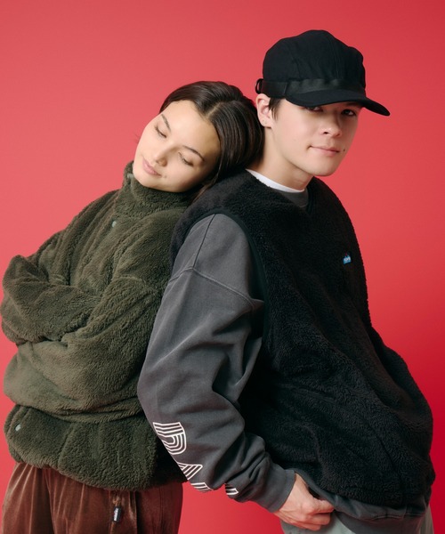 KAVU(カブー)の「KAVU/カブー Shaggy SC Jacket/シャギースタンドカラージャケット(ブルゾン・メンズ・ナチュラル/オリーブ/ブラック/ネイビー・MEDIUM/LARGE/SMALL)」の17枚目の写真