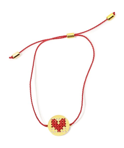 TOMORROWLAND (トゥモローランド)の「L'EIGHT STUDIO COIN CORD BRACELET(ブレスレット・レディース・ブラック/ホワイト/レッド・FREE)」の1枚目の写真
