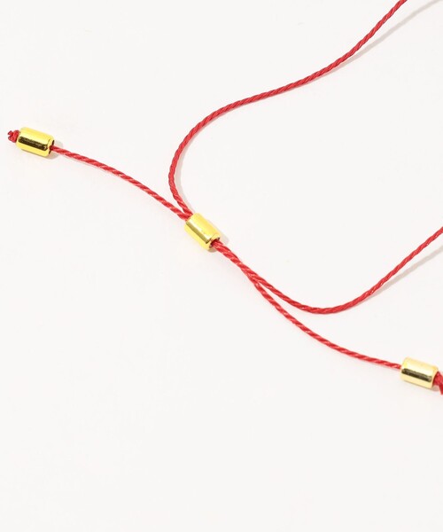 TOMORROWLAND (トゥモローランド)の「L'EIGHT STUDIO COIN CORD BRACELET(ブレスレット・レディース・ブラック/ホワイト/レッド・FREE)」の7枚目の写真