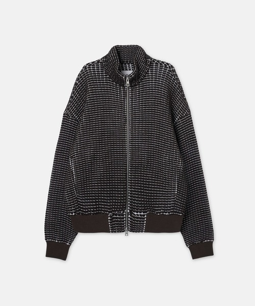 SEAGREEN(シーグリーン)の「SEAGREEN(シーグリーン) WOOL ONI WAFFLE BLOUSON ウールオニワッフルブルゾン(ブルゾン・レディース・ブラウン・2/1)」の1枚目の写真