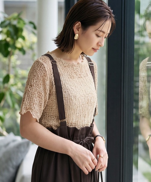 STYLE DELI(スタイルデリ)の「プレートプッシュピアス(ピアス(両耳用)・レディース・シルバー/ゴールド・FREE)」の4枚目の写真