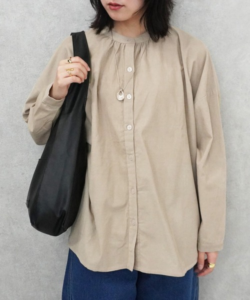 SELECT LEVERY(セレクトリベリー)の「コーデュロイ長袖ブラウス(シャツ/ブラウス・レディース・アイボリー/ブラック/ベージュ・MEDIUM)」の21枚目の写真