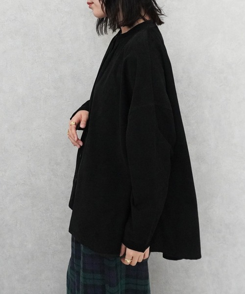 SELECT LEVERY(セレクトリベリー)の「コーデュロイ長袖ブラウス(シャツ/ブラウス・レディース・アイボリー/ブラック/ベージュ・MEDIUM)」の11枚目の写真