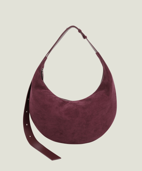 MUCU AND EBONY(ムクアンドエボニー)の「Becoming Suede Bag _ Wine(ショルダーバッグ・レディース・その他・FREE)」の5枚目の写真