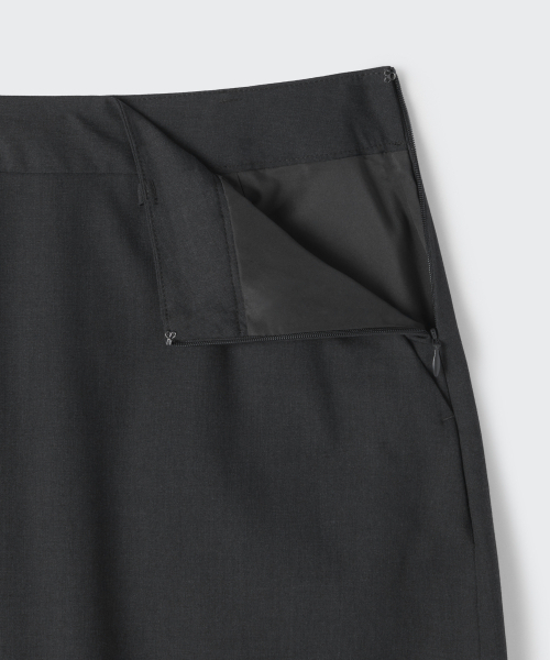 MUSINSA STANDARD WOMAN（ムシンサスタンダードウーマン）の「ウィメンズマキシスカート[グレー]（スカート・レディース・その他・SMALL/MEDIUM/LARGE/X-SMALL）」の4枚目の写真