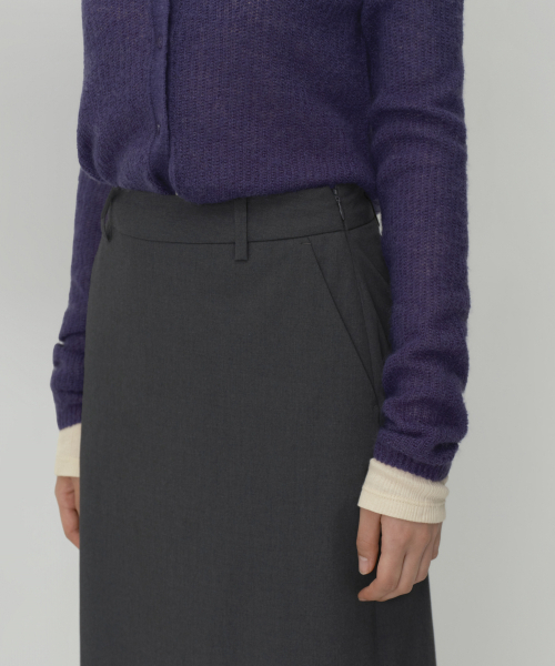 MUSINSA STANDARD WOMAN（ムシンサスタンダードウーマン）の「ウィメンズマキシスカート[グレー]（スカート・レディース・その他・SMALL/MEDIUM/LARGE/X-SMALL）」の5枚目の写真