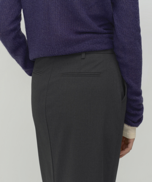MUSINSA STANDARD WOMAN（ムシンサスタンダードウーマン）の「ウィメンズマキシスカート[グレー]（スカート・レディース・その他・SMALL/MEDIUM/LARGE/X-SMALL）」の6枚目の写真
