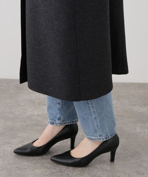 journal standard L'essage(ジャーナルスタンダードレサージュ)の「HARRIS WHARF LONDON Women scarf coat light pressed wool コート(その他アウター・レディース・ライトグレー・42)」の12枚目の写真