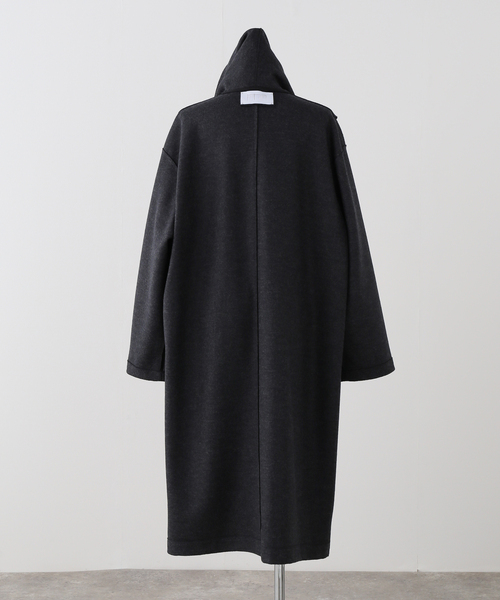 journal standard L'essage(ジャーナルスタンダードレサージュ)の「HARRIS WHARF LONDON Women scarf coat light pressed wool コート(その他アウター・レディース・ライトグレー・42)」の16枚目の写真