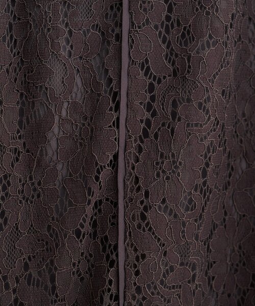 natural couture(ナチュラルクチュール)の「パイピングフラワーレーススカート(スカート・レディース・サックスブルー/チャコールグレー/グレイッシュベージュ/アイボリー・FREE)」の19枚目の写真