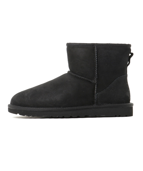 UGG(アグ)の「UGG:CLASSIC MINI(ブーツ・レディース・キャメル/ブラック・6/7/8)」の3枚目の写真