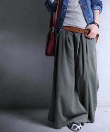 antiqua | フロントタックワイドパンツ(その他パンツ)