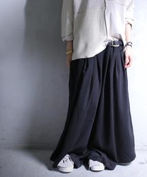 antiqua | フロントタックワイドパンツ(その他パンツ)