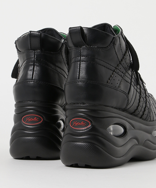 YOSUKE(ヨースケ)の「「YOSUKE/ヨースケ」厚底レースアップスニーカー(スニーカー・レディース・ブラック/ブラック系その他/ホワイト/レッド/マルチ/シルバー/カラフル/クリアブラック・22.5/24/23/23.5/24.5)」の16枚目の写真