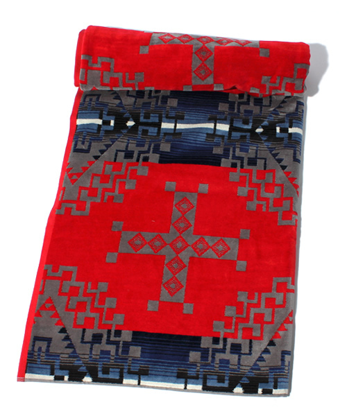 PENDLETON（ペンドルトン）の「[ペンドルトン] PENDLETON JQ バスタオル（タオル・メンズ・オレンジ系その他/ケリー/コバルトブルー/パープル/ベージュ/ピンク/レッド/オレンジ・フリー）」の6枚目の写真