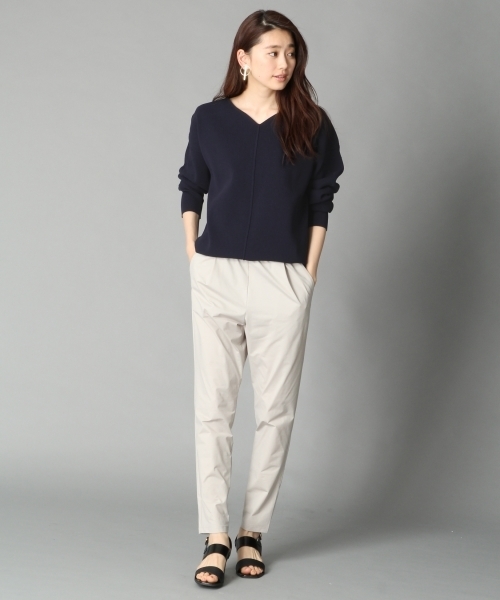 LEPSIM（レプシィム）の「★店舗限定アイテム★ストレッチタックパンツ 747571（その他パンツ・レディース・グレイッシュベージュ/ライトグレー/ダークネイビー・SMALL/MEDIUM/LARGE）」の4枚目の写真