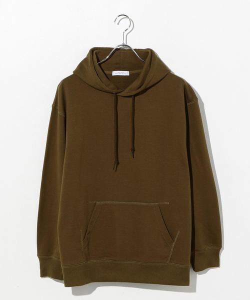 green label relaxing（グリーンレーベルリラクシング）の「【WEB限定】SC ★★BIG スウェット フーディー / プルオーバー パーカー ◆（パーカー・メンズ・ライトグレー/ブラウン/オリーブ・XX-LARGE/MEDIUM/X-LARGE/LARGE/SMALL）」の17枚目の写真
