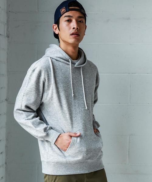 green label relaxing（グリーンレーベルリラクシング）の「【WEB限定】SC ★★BIG スウェット フーディー / プルオーバー パーカー ◆（パーカー・メンズ・ライトグレー/ブラウン/オリーブ・XX-LARGE/MEDIUM/X-LARGE/LARGE/SMALL）」の19枚目の写真