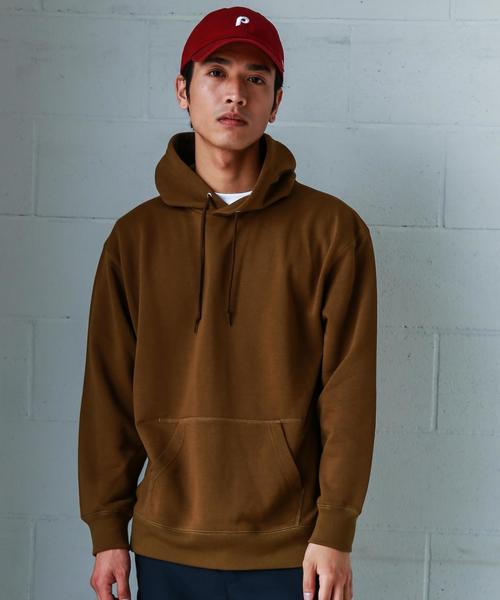 green label relaxing（グリーンレーベルリラクシング）の「【WEB限定】SC ★★BIG スウェット フーディー / プルオーバー パーカー ◆（パーカー・メンズ・ライトグレー/ブラウン/オリーブ・XX-LARGE/MEDIUM/X-LARGE/LARGE/SMALL）」の11枚目の写真