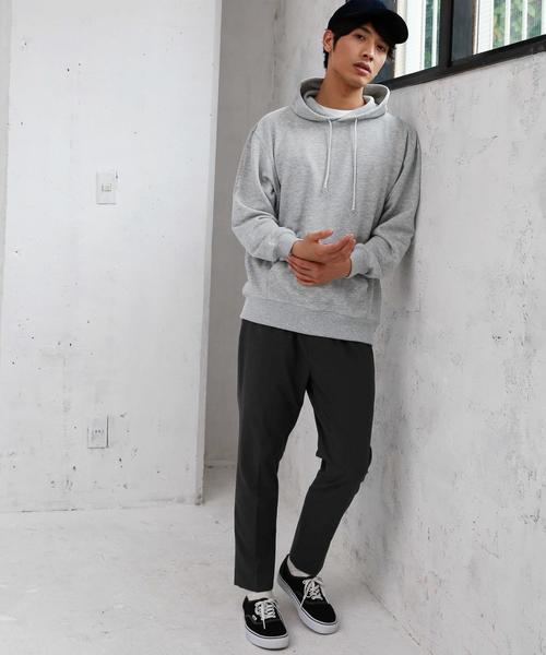 green label relaxing（グリーンレーベルリラクシング）の「【WEB限定】SC ★★BIG スウェット フーディー / プルオーバー パーカー ◆（パーカー・メンズ・ライトグレー/ブラウン/オリーブ・XX-LARGE/MEDIUM/X-LARGE/LARGE/SMALL）」の6枚目の写真