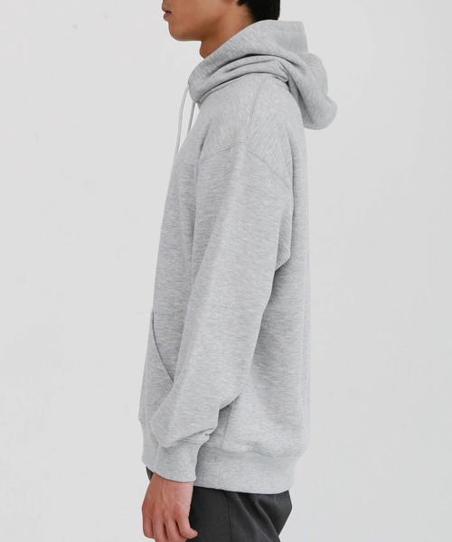 green label relaxing（グリーンレーベルリラクシング）の「【WEB限定】SC ★★BIG スウェット フーディー / プルオーバー パーカー ◆（パーカー・メンズ・ライトグレー/ブラウン/オリーブ・XX-LARGE/MEDIUM/X-LARGE/LARGE/SMALL）」の8枚目の写真