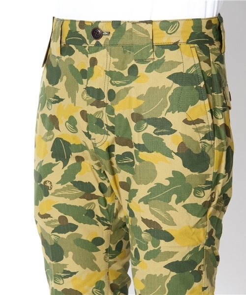 Dickies(ディッキーズ)の「リーフカモフラクロップドパンツ(カーゴパンツ・メンズ・ベージュ/グリーン・SMALL/MEDIUM/LARGE/X-LARGE)」の5枚目の写真
