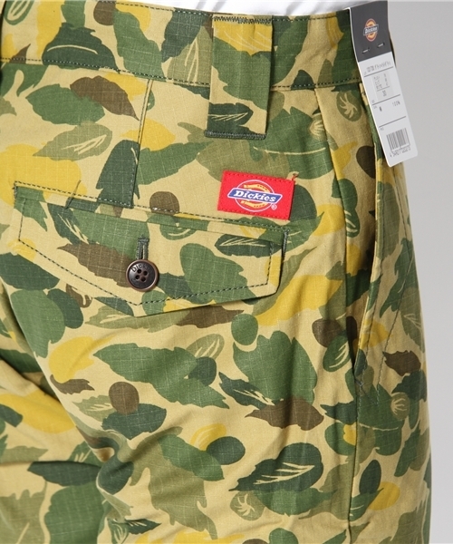 Dickies(ディッキーズ)の「リーフカモフラクロップドパンツ(カーゴパンツ・メンズ・ベージュ/グリーン・SMALL/MEDIUM/LARGE/X-LARGE)」の10枚目の写真