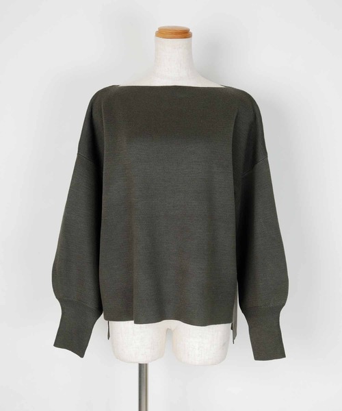 UR'S（ユアーズ）の「ミラノリブニットセットアップ（セットアップ・レディース・ブラック/ブラウン/杢グレー/ネイビー/ワイン/カーキ/グレイッシュベージュ/ライトベージュ/ブルー/チャコール/グレー系その他・S/M/L）」の15枚目の写真