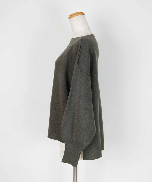 UR'S（ユアーズ）の「ミラノリブニットセットアップ（セットアップ・レディース・ブラック/ブラウン/杢グレー/ネイビー/ワイン/カーキ/グレイッシュベージュ/ライトベージュ/ブルー/チャコール/グレー系その他・S/M/L）」の16枚目の写真