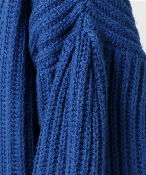 SLY(スライ)の「LAMBS WOOL BLEND LG LONG C/D(カーディガン/ボレロ・レディース・ブラック/オフホワイト/ブルー/ワインレッド・FREE)」の10枚目の写真