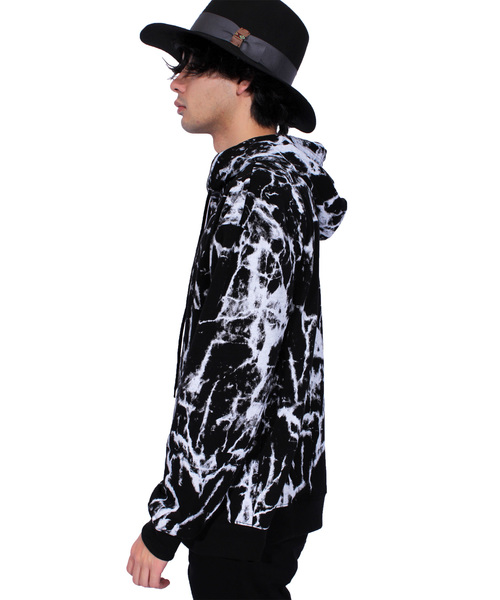 ８(eight)（エイト）の「ボックスロゴ プルオーバー パーカー（パーカー・メンズ・ホワイト/ブラック・MEDIUM/LARGE）」の5枚目の写真