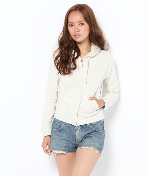 Another Edition（アナザーエディション）の「AE ミニウラケ ZIP PK（パーカー・レディース・グレー/ナチュラル/ブラック・フリー）」の3枚目の写真