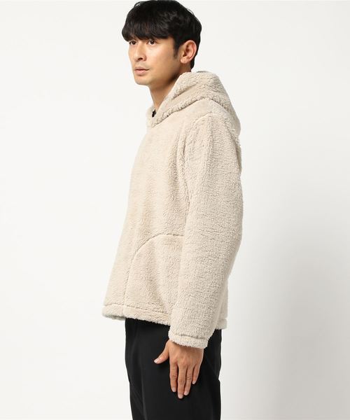 GREEN BOWL（グリーンボウル）の「GREEN BOWL Boa Parka/グリーンボウルボアパーカー（パーカー・メンズ・ベージュ・38/40）」の3枚目の写真