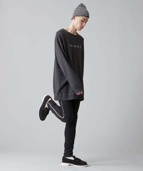 TRUNO by NOISE MAKER(トルノバイノイズメーカー)の「【定番商品】サイドライン2WAYストレッチスキニーパンツ(その他パンツ・メンズ・ブラック/ブラック×レッド/ブルー・SMALL/LARGE/X-LARGE/MEDIUM)」の9枚目の写真