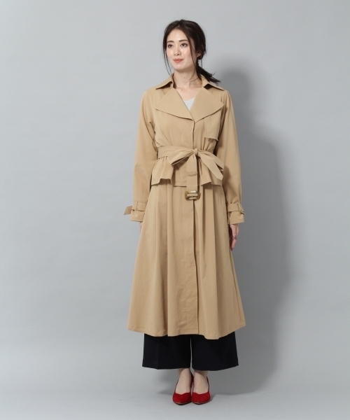 Andemiu（アンデミュウ）の「２ＷＡＹトレンチコート787028（トレンチコート・レディース・ベージュ/ネイビー・SMALL/MEDIUM）」の10枚目の写真