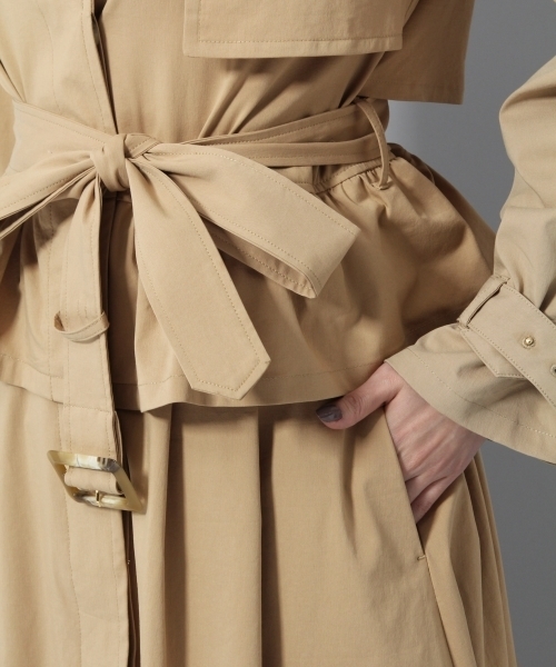 Andemiu（アンデミュウ）の「２ＷＡＹトレンチコート787028（トレンチコート・レディース・ベージュ/ネイビー・SMALL/MEDIUM）」の16枚目の写真