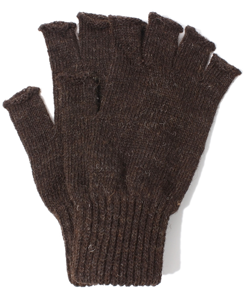 Black Sheep（ブラックシープ）の「BLACK SHEEP ブラック シープ ニットグローブ　/ 104-BLS-FMITT∵（手袋・メンズ・チャコールグレー/グリーン/グレー系その他/ブラウン/グレー/ブラック・FREE）」の5枚目の写真