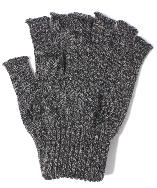 Black Sheep（ブラックシープ）の「BLACK SHEEP ブラック シープ ニットグローブ　/ 104-BLS-FMITT∵（手袋・メンズ・チャコールグレー/グリーン/グレー系その他/ブラウン/グレー/ブラック・FREE）」の4枚目の写真