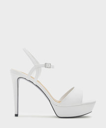 プラットフォームアンクルストラップサンダル / PLATFORM ANKLE STRAP SANDALS
