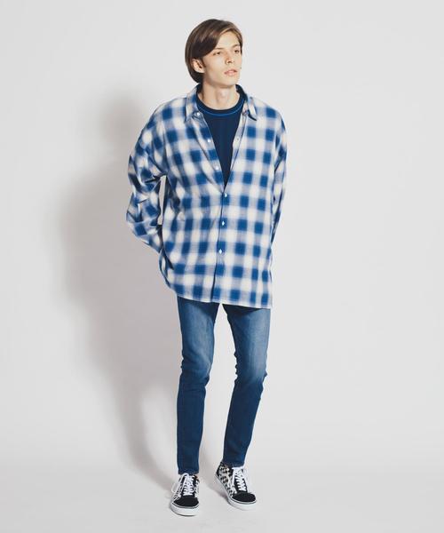 MONKEY TIME（モンキータイム）の「【店舗限定】＜monkey time＞ SHAVING ST DENIM JGGS/スキニーデニム（デニムパンツ・メンズ・ネイビー/ライトブルー/コバルトブルー・SMALL/MEDIUM/X-LARGE/LARGE）」の8枚目の写真