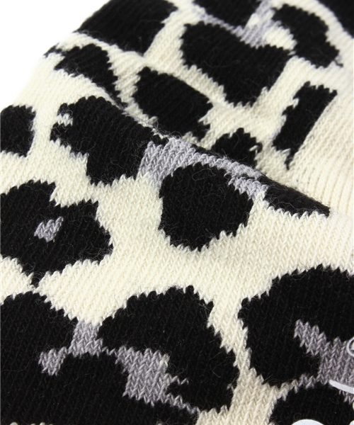 BEAUTY&YOUTH UNITED ARROWS(ビューティーアンドユースユナイテッドアローズ)の「BK Happy Socks レオパードソックス ◆(ソックス/靴下・キッズ・ホワイト・SMALL/MEDIUM/LARGE)」の4枚目の写真
