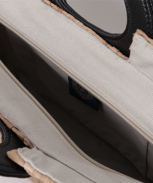 RIVE DROITE（リヴドロワ）の「バクアンクリ手バッグ（かごバッグ・レディース・イエロー/ブラック・FREE）」の5枚目の写真