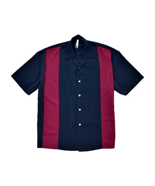 MinoriTY（マイノリティ）の「シルクポリオープンカラーシャツ　開襟シャツ（シャツ/ブラウス・メンズ・ブラック/パープル/ネイビー/マスタード/ブラック系その他/ブルー系その他/ブラック系その他2/ブルー系その他2・FREE）」の21枚目の写真