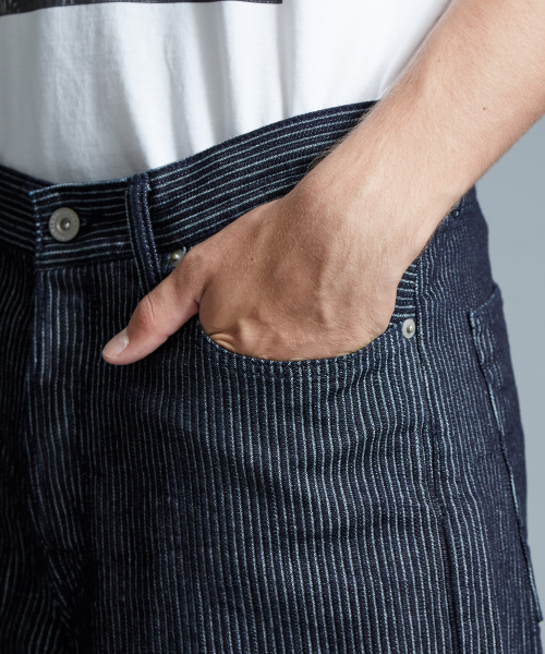 5351 POUR LES HOMMES（ゴーサンゴーイチプールオム）の「コールワイドデニムパンツ（その他パンツ・メンズ・インディゴブルー・44/46/48）」の9枚目の写真