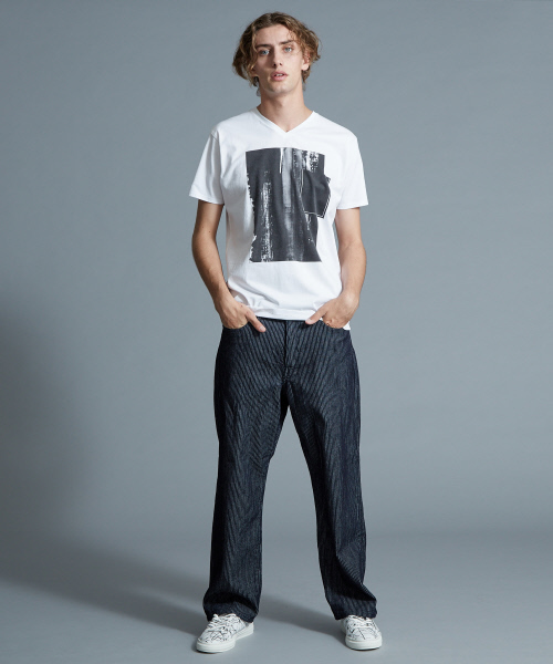 5351 POUR LES HOMMES（ゴーサンゴーイチプールオム）の「コールワイドデニムパンツ（その他パンツ・メンズ・インディゴブルー・44/46/48）」の5枚目の写真