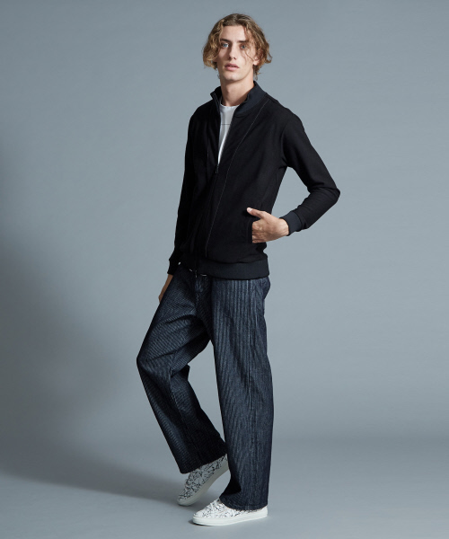 5351 POUR LES HOMMES（ゴーサンゴーイチプールオム）の「コールワイドデニムパンツ（その他パンツ・メンズ・インディゴブルー・44/46/48）」の2枚目の写真