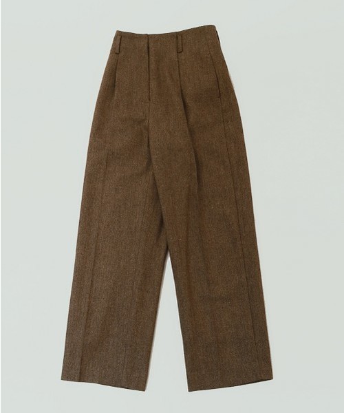 TODAYFUL（トゥデイフル）の「ツイードテーパードパンツ（その他パンツ・レディース・ブラウン/ネイビー・36inch/38inch）」の19枚目の写真